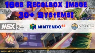 16gb RecalBox Image Pi 3  30 Systems in one [upl. by Engedus]