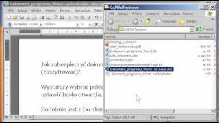 Word i Excel  zabezpieczone na hasło [upl. by Ardnasirhc168]