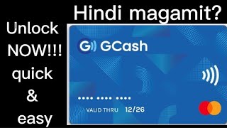 How to unlock gcash mastercard [upl. by Ranee]