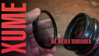 Filter wechseln OHNE nerviges rumschrauben Manfrotto Xume [upl. by Oiliruam]