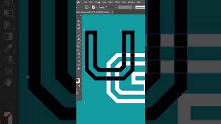 Intertwine two objects in Adobe Illustrator tutorial illustrator art [upl. by Ettevi]