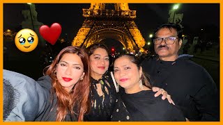 My family’s reaction to the Eiffel Tower🥹😱🫶🏻 Nagma Mirajkar vlogs [upl. by Benedicta]