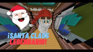 SANTA CLAUS LEGENDARIO  MINECRAFT BUILD BATTLE UNIVERSOCRAFT [upl. by Arndt]