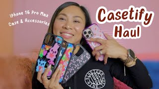 👻CASETIFY iPhone 16 Pro Max Case amp Accessories Haul [upl. by Amocat]