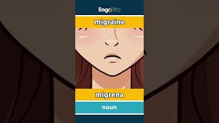 🇬🇧🇵🇱 migraine  migrena  vocabulary builder  learn English  Uczmy się angielskiego [upl. by Zenitram]