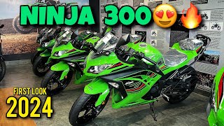 New 2024 Kawasaki Ninja 300😍🔥Complete information🔥Review and Facelift ₹38लाख [upl. by Artinad116]