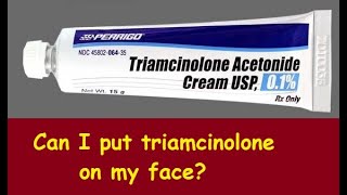 Can I put triamcinolone on my face [upl. by Meeka477]