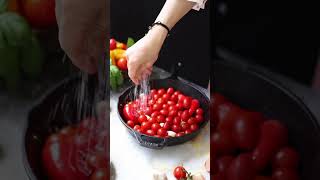 One of my most tried recipesRoasted Cherry Tomato Spaghetti alla Chitarra [upl. by Suiradal]