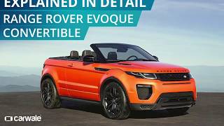 Range Rover Evoque Convertible  Explained in Detail [upl. by Coppock]