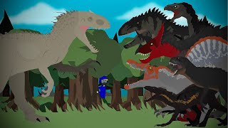 Indominus Rex vs Apex Dinosaurs  FULL MOVIE  Jurassic World Animation [upl. by Harl]