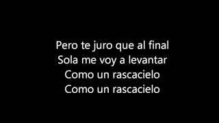 Rascacielo  Demi Lovato Spanish Version of Skyscraper Lyrics [upl. by Lolande511]