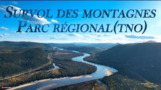 Survol des montagnes et rivières🍁Parc Régional TNO Québec [upl. by Cardinal]