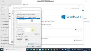 How to Increase RAM on PC amp Laptop Increase Virtual Memory on Windows 10 [upl. by Elimay]