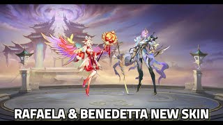 Rafaela Revamp with Skin amp Benedetta New Skin Also  MLBB [upl. by Baalman]