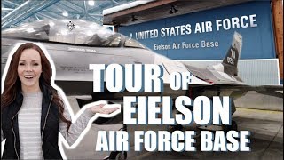 TOUR OF EIELSON AIR FORCE BASE MOVING TO ALASKA Somers In Alaska [upl. by Nya510]