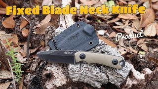 MTECH USA MT2030 Series Fixed Blade Neck Knife Review [upl. by Akinak184]