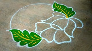 New year rangoli designsNewyear special amazing muggulupongal rangolibeautiful rangolidesigns [upl. by Itirahc2]