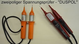 zweipoliger Spannungsprüfer  DUSPOL expert [upl. by Anehsat123]