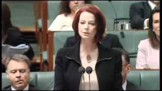 Julia Gillard closing speech on the Afghanistan Debate [upl. by Rodgers]