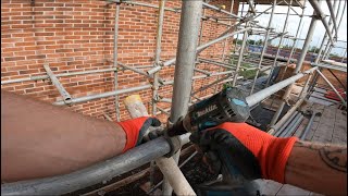 Scaff Life 48 scaffolding construction subscribe [upl. by Quiteria]