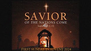 Themes for the first week of Advent 2024 OurSaviorCarolStream [upl. by Aicirtam]