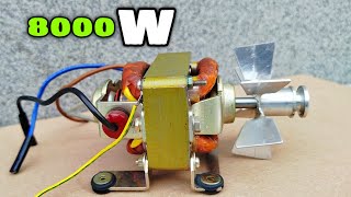 I Turn Blender Motor into 220V Electric Generator [upl. by Solrac]