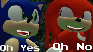 OH NO Knuckles Boss Fight  Sonic Adventure DX Highlight [upl. by Aronid]