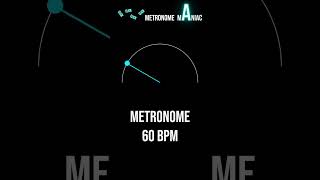 METRONOME 60 BPM 🎶 shorts [upl. by Bella]