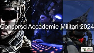 Concorso Accademie Militari 2024  Esercito  Marina  Aeronautica [upl. by Tomlinson]