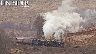 44871 amp 45407 Fort William Bound  Jacobite ECS March 2023 [upl. by Sesiom426]