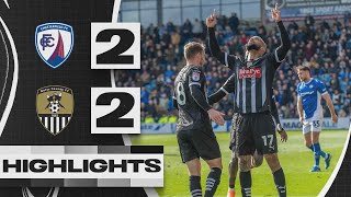 HIGHLIGHTS  CHESTERFIELD 22 NOTTS COUNTY [upl. by Hemphill271]