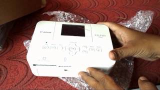 Canon Selphy CP 820 Photo Printer Unboxing and Hands On [upl. by Adnuhser792]