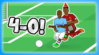 🍾MAN CITY THRASH LIVERPOOL🍾 40 Parody Goals and Drunk Highlights 2020 [upl. by Vachil]