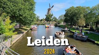 LeidenWalking in one of the oldest and most beautiful cities in the Netherlands highlights SEP 2024 [upl. by Toolis473]