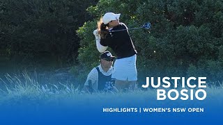 Justice Bosio  Second Round Highlights  71 1  Women’s NSW Open [upl. by Halihs]