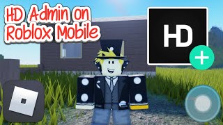 How to Get HD Admin on Roblox Mobile 2024 [upl. by Niamreg]