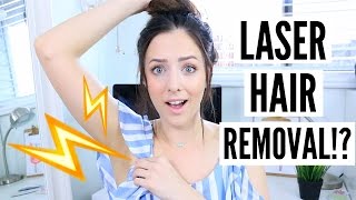 Laser Hair Removal First Impression  Does Laser Hair Removal Hurt [upl. by Eirolam]