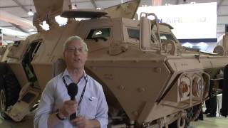 SOFEX 2014 Textron Marine and Land Systems Commando Select 4x4 Light Armoured Vehicle [upl. by Sella175]