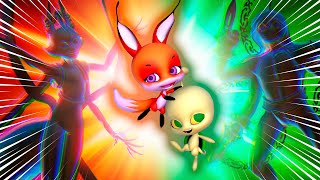 Miraculous Ladybug Trixx amp Wayzz TRUE FORM kwami Gods [upl. by Refinaj]