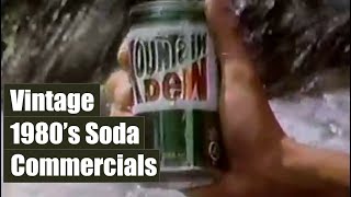 80s Soda Commercials Part 2  20 minutes of 80s nostalgia [upl. by Kcirad]