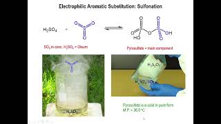 Lec4  Sulfonation and Nitration of Benzene [upl. by Ilyak]