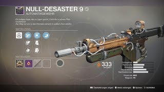 Destiny 2132 Verlorene Prophezeiung Vers 9 quotWaffe schmiedenquot quotNullDesaster 9quot HDPS4 [upl. by Gnouh]