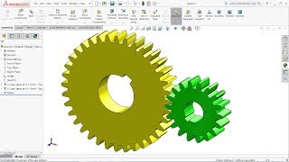 Solidworks tutorial  Design of Spur gear with Solidworks toolbox [upl. by Alahsal463]