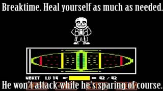 Sans Fight Guide  How to beat Sans almost effortlessly  Undertale [upl. by Nabroc]