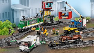 LEGO City Güterzug 60198 Review Ultimatives EisenbahnSet mit Fernsteuerung im Test modellbau [upl. by Ynagoham]