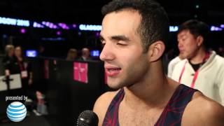 Danell Leyva  Interview  2015 World Championships  Event Finals [upl. by Kirkwood]