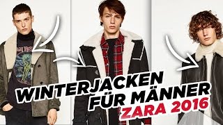 WINTERJACKEN für Männer  ZARA 2016 [upl. by Udell957]