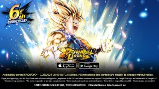 DRAGON BALL LEGENDS quotLL Super Vegitoquot TRAILER  6th Anniversary DB Legends Reveals Edit [upl. by Evey]