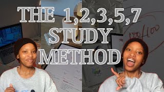 The 12357 Study Method Explained 📚🌟 [upl. by Akila]