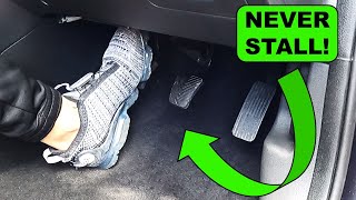 How To Bring Up The Clutch Pedal So You Never Stall [upl. by Aelegna]